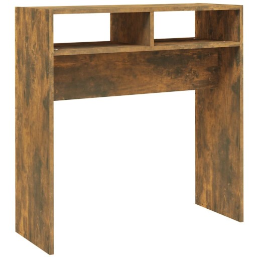 STOLIK KONSOLOWY PRZYDYMIONY DĄB 78X30X80CM