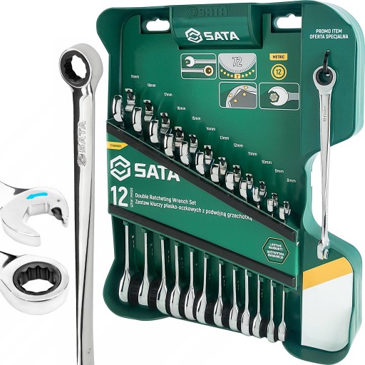 КЛЮЧИ НАКИДНЫЕ SATA С ТРЕЩОТКОЙ 09066 13SZ
