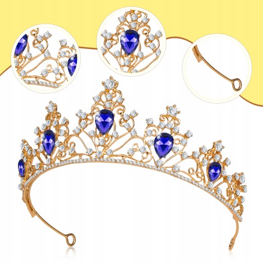 Minkissy Fashion Crown Головной убор из нежного сплава