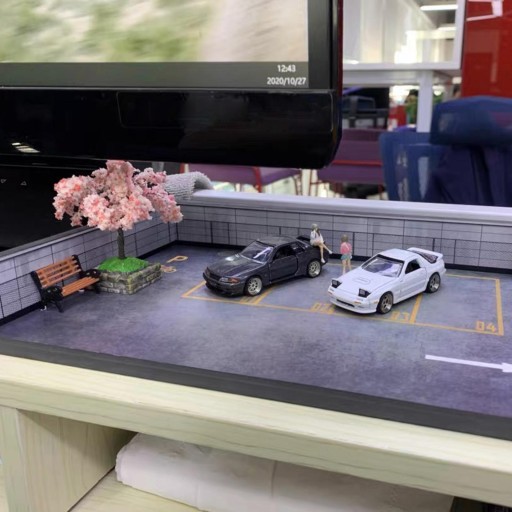 4 sztuk/zestaw 1/64 Model samochodu koła i opony zapasowe E1