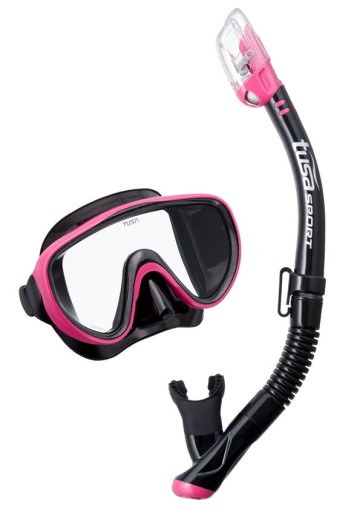 TUSA SET маска SERENE PRO FP трубка DRY VALVE ласты FF19 подводное плавание XS