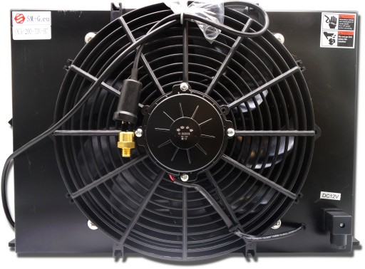CHŁODNICA OLEJU HYDRAULICZNEGO 200 l/min DC 12V