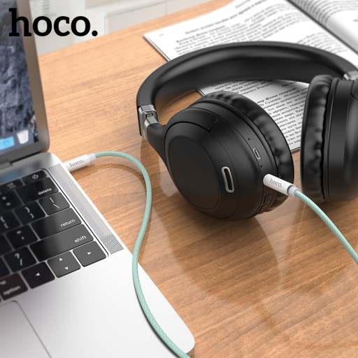 hoco UPA19 Аудиокабель AUX Jack 3,5 мм, 1 м, плетеный