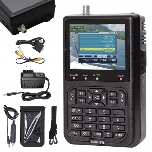ПРОФЕССИОНАЛЬНЫЙ СПУТНИКОВЫЙ ИНДИКАТОР WS 6906 LCD AV IN/OUT