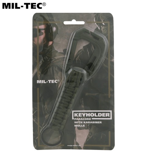 БРЕЛОК ДЛЯ КЛЮЧЕЙ CRABINER CABLE PARACORD OLIVE