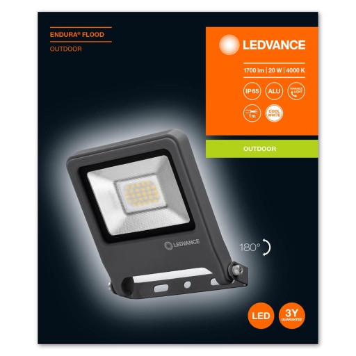 Светодиодный прожектор ENDURA LEDVANCE мощностью 20 Вт, 4000K, IP65