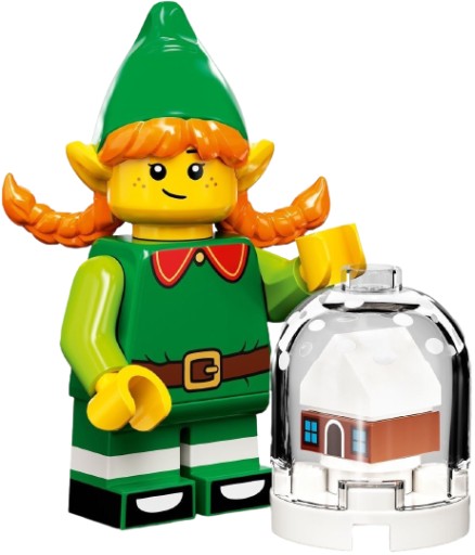 LEGO МИНИФИГУРЫ СЕРИИ 23 РОЖДЕСТВЕНСКИЙ ЭЛЬФ ФИГУРКА САНТА-ЭЛЬФА 71034 5