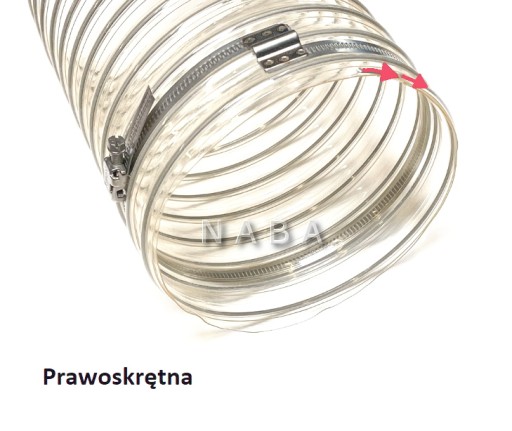 OPASKA OBEJMA DO RUR SPIRO KWASOODPORNA W4 100-120