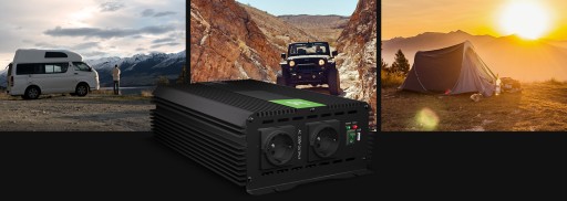 Автомобильный инвертор PRO инвертор GreenCell 12V 3000W 6000W Sinus USB