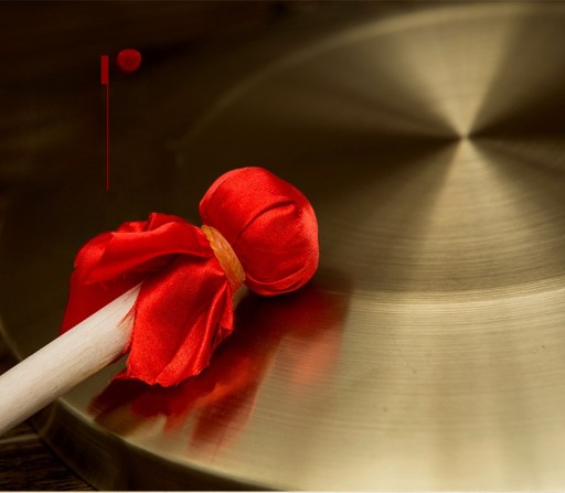 INSTRUMENTY PERKUSYJNE DLA DZIECI GONG ZEWNĘTRZNY STOJAK RĘCZNY CHIŃSKI