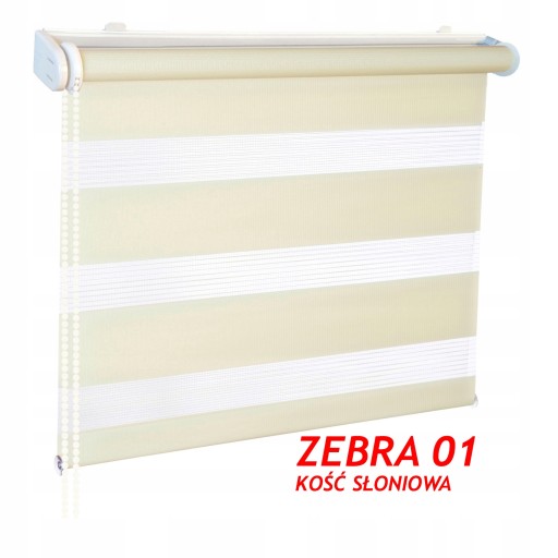 ROLETA DZIEŃ NOC 66x250 WOLNOWISZĄCA 13 kolorów