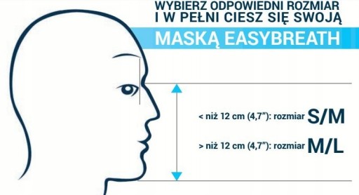 Маска для подводного плавания EASYBREATH SUBEA