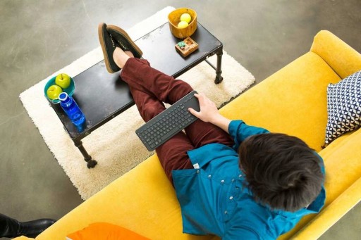 Беспроводная мультимедийная клавиатура Microsoft с сенсорной панелью USB N9Z-00022
