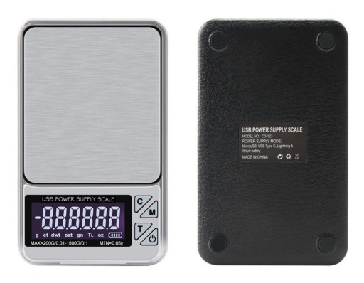 WAGA USB MICRO USBC LIGHTING PRECYZYJNA 0,01G 1KG