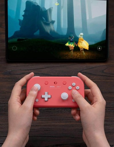 8BITDO PAD BEZPRZEWODOWY LITE 2 BLUETOOTH GAMEPAD NINTENDO SWITCH RÓŻOWY
