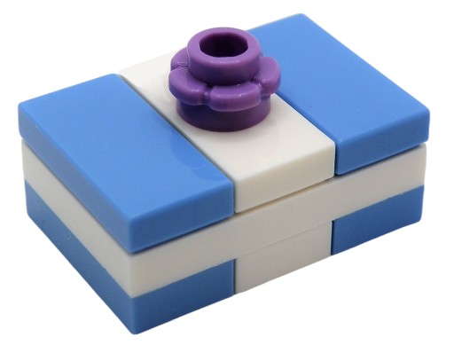 LEGO prezent Mikołaj j. niebieski święta Boże narodzenie urodziny 3023 3069