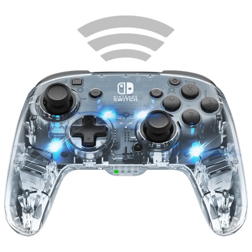 Разноцветная беспроводная панель для консоли Nintendo Switch.