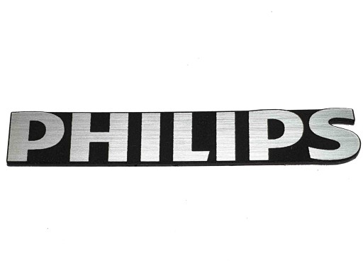 Наклейка-эмблема PHILIPS серебро 60х10мм