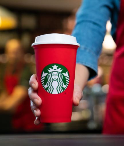 Starbucks 473 мл Многоразовая чашка Рождество