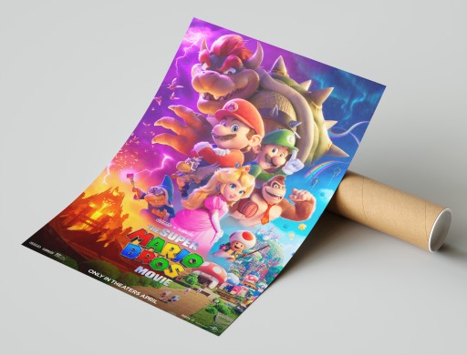 Постер фильма Super Mario Bros. (2023) 70x50см #187