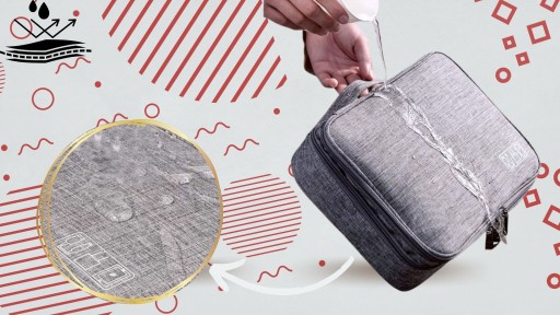 ORGANIZER TORBA ETUI PODRÓŻNA NA KABLE ELEKTRONIKĘ 5 RZEPÓW GRATIS POJEMNA