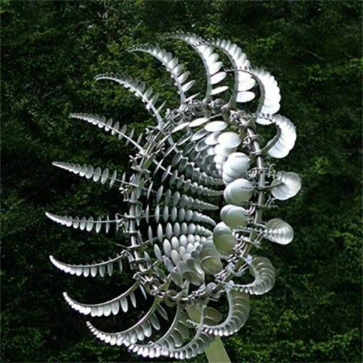 OGRODOWY WIATRAK KINETYCZNY METALOWY SPINNER DEKORACYJNY