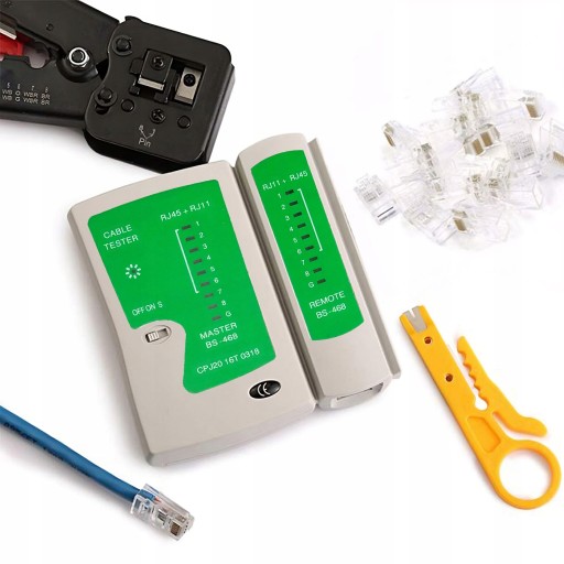 ТЕСТЕР СЕТЕВЫХ КАБЕЛЕЙ RJ45 + BNC