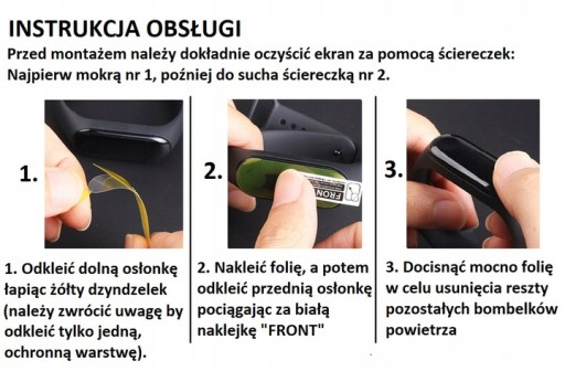 Запасной браслет для XIAOMI MI BAND 3 SPORT + FOLIA