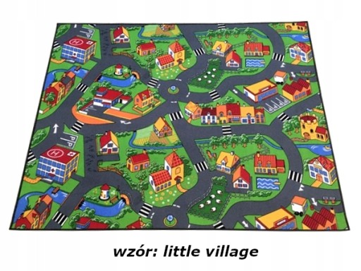 DYWAN ULICE MIASTO FARMA WIEŚ DROGI 200X280 CARS