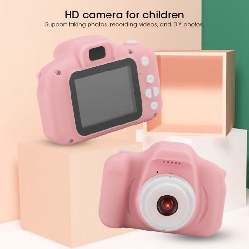HD мультфильм цифровая видеокамера игрушки DIY фотографии видеозапись для детей