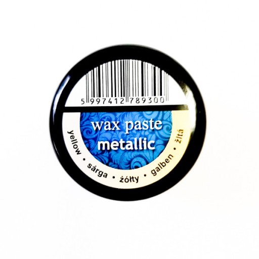 Żółta PASTA Woskowa 20ml Metaliczna DOBRA JAKOŚĆ!!