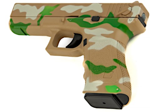 GLOCK 17 Replika ASG Pistolet na KULKI wersja wojskowa 6mm+ Granat + Tarcze