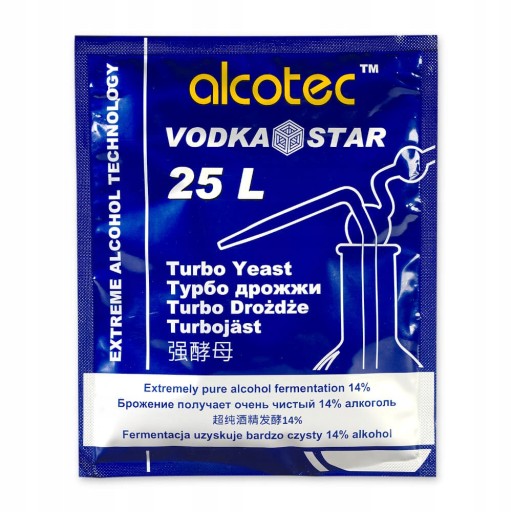 ALCOTEC - ВОДКА СТАР ДРОЖЖИ ТУРБО 25л