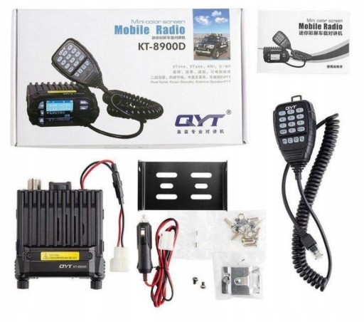 QYT KT-8900D 25Вт ОВЧ/УВЧ МОБИЛЬНАЯ РАДИОСТАНЦИЯ DUOBANDER