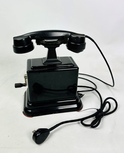 Telefon Unikat XIX XX Antyk Bakelit Ericsson Antyk