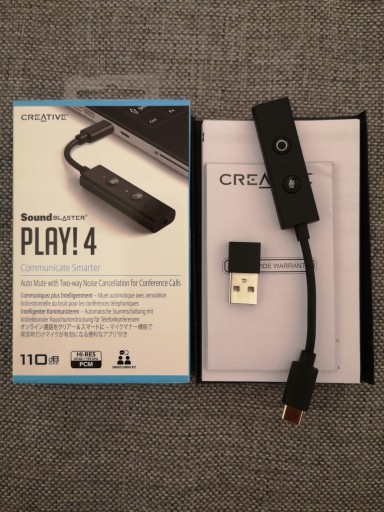 Внешняя звуковая карта Sound Blaster Play4
