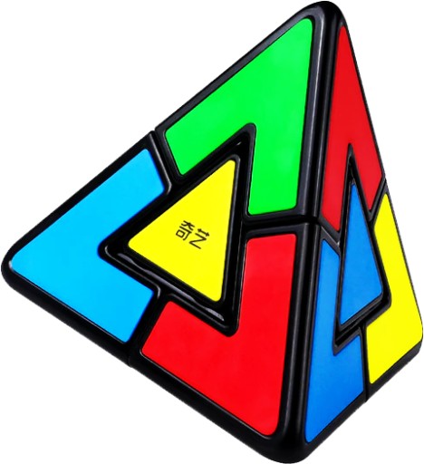 ОРИГИНАЛЬНЫЙ КУБ QiYi Pyraminx Lite + ПОДСТАВКА
