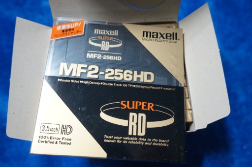 Дискета Maxell 2HD MF2-256HD SRD SUPER RD NEW 1 шт.
