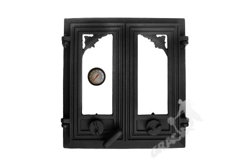 ДВЕРЬ D3 - 43X41 СМ+ТЕРМ 500C ЧУГУННАЯ ДВЕРЬ ПЕЧИ