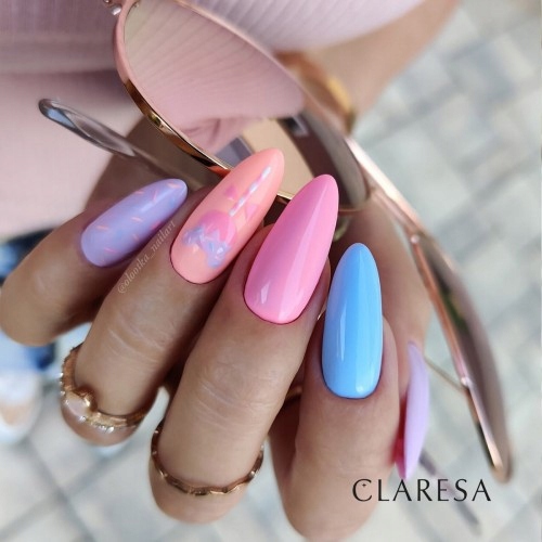4+3 CLARESA LAKIER HYBRYDOWY UVLED KOLORY LAKIERY