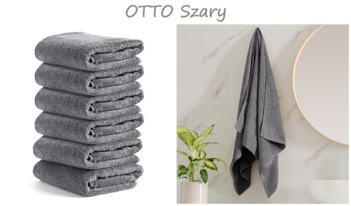 Zestaw RĘCZNIKÓW 6x 30x50 frotte bawełniane