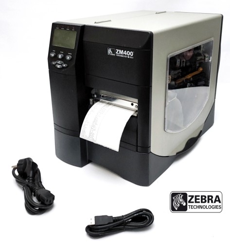 Drukarka termiczna termotransferowa Zebra ZM400 (USB/LPT/COM)