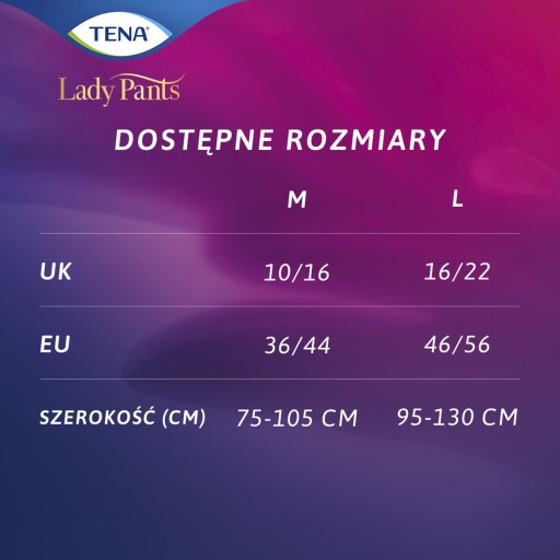 Впитывающие трусики TENA Lady Pants Noir черные L 8 шт.