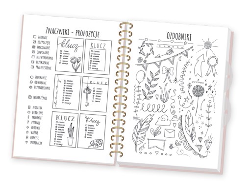Органайзер-планировщик для блокнотов Bullet Journal А5 BIRDS