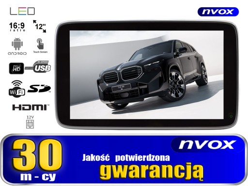 12-ДЮЙМОВЫЙ МОНИТОР BMW В ПОДГОЛОВНИКЕ FULLHD