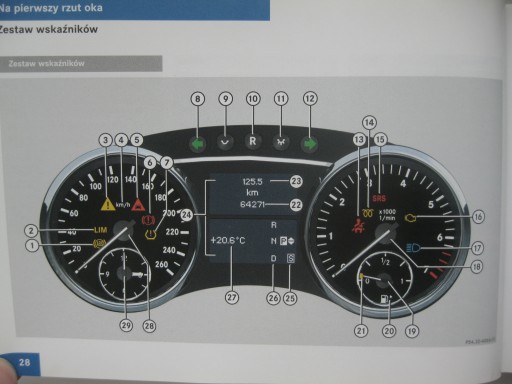 MERCEDES W164 ML 2005-2008 инструкция по эксплуатации PL