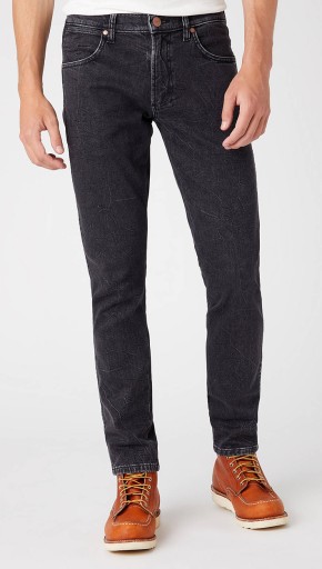 ЧЕРНЫЕ ДЖИНСЫ Wrangler LARSTON Black Lightning HERITAGE COLLECTION W36 L34