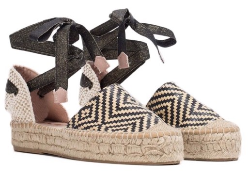 Wonders Espadryle YA-AL02 Miami Negro Talon Mecani