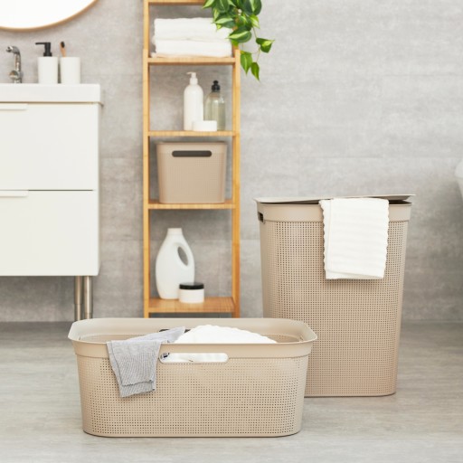 Корзина для белья Rotho BRISEN 50л