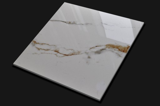БЕЛАЯ ЗОЛОТАЯ МРАМОРНАЯ ГЛЯНЦЕВАЯ ПЛИТКА СВИНИНА 60X60 CERAL